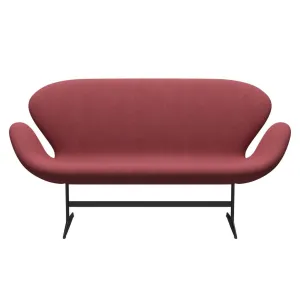 Fritz Hansen Swan™ Sofa 2 Seater, Warm Graphite/Fiord Pink
