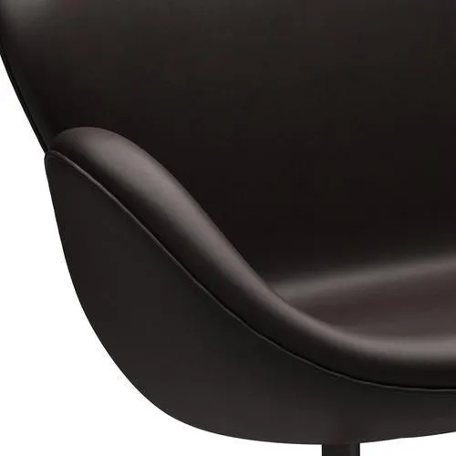 Fritz Hansen Swan™ Sofa 2 Seater, Warm Graphite/Grace Dark Brown