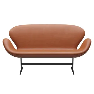 Fritz Hansen Swan™ Sofa 2 Seater, Warm Graphite/Grace Walnut