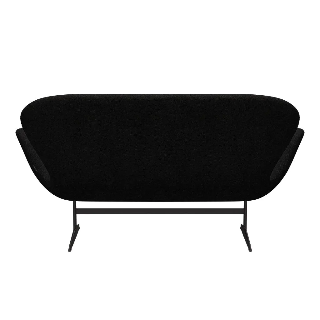 Fritz Hansen Swan™ Sofa 2 Seater, Warm Graphite/Hallingdal Charcoal