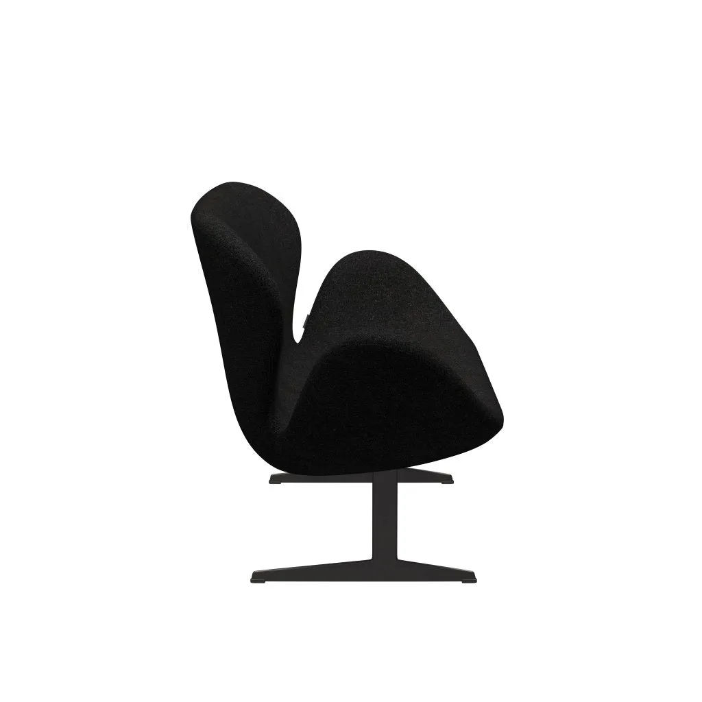 Fritz Hansen Swan™ Sofa 2 Seater, Warm Graphite/Hallingdal Charcoal