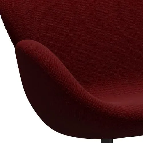 Fritz Hansen Swan™ Sofa 2 Seater, Warm Graphite/Hallingdal Dark Red