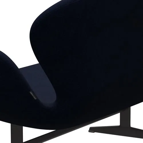 Fritz Hansen Swan™ Sofa 2 Seater, Warm Graphite/Hallingdal Royal Blue