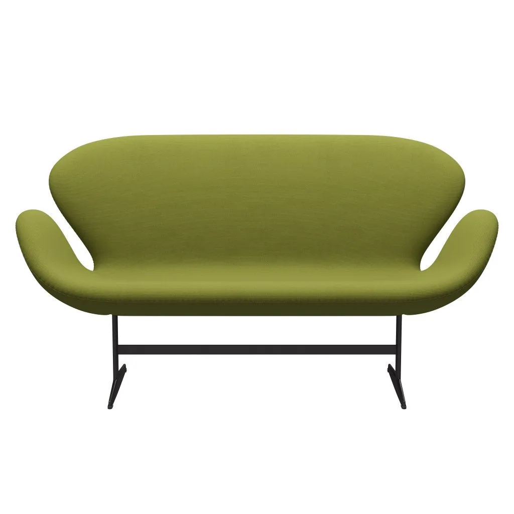 Fritz Hansen Swan™ Sofa 2 Seater, Warm Graphite/Steelcut Light Military Green