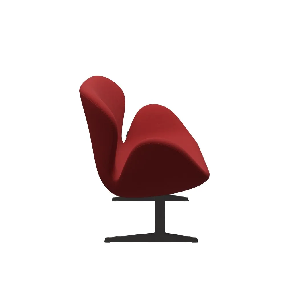 Fritz Hansen Swan™ Sofa 2 Seater, Warm Graphite/Steelcut Red