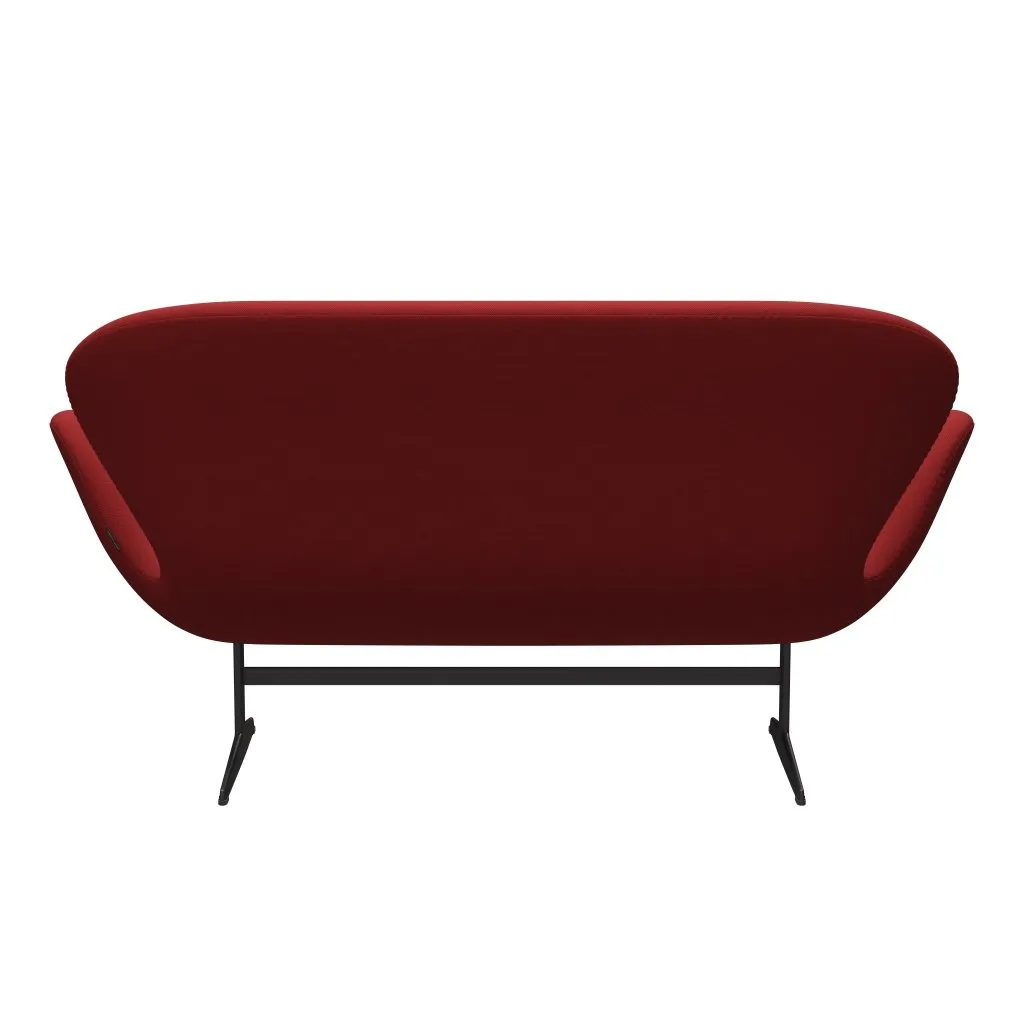Fritz Hansen Swan™ Sofa 2 Seater, Warm Graphite/Steelcut Red