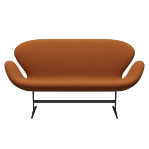 Fritz Hansen Swan™ Sofa 2 Seater, Warm Graphite/Steelcut Trio Burnt Orange