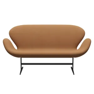 Fritz Hansen Swan™ Sofa 2 Seater, Warm Graphite/Steelcut Trio Camel