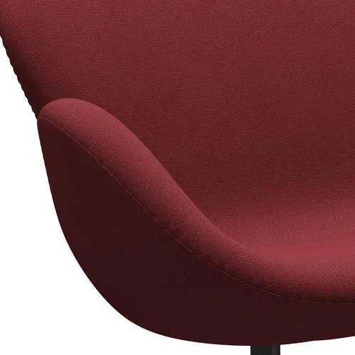 Fritz Hansen Swan™ Sofa 2 Seater, Warm Graphite/Steelcut Trio Dark Red