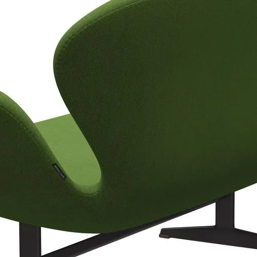 Fritz Hansen Swan™ Sofa 2 Seater, Warm Graphite/Steelcut Trio Grass Green