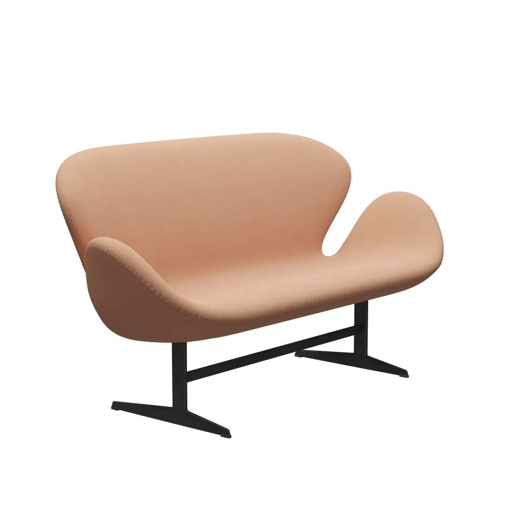 Fritz Hansen Swan™ Sofa 2 Seater, Warm Graphite/Steelcut Trio Nude