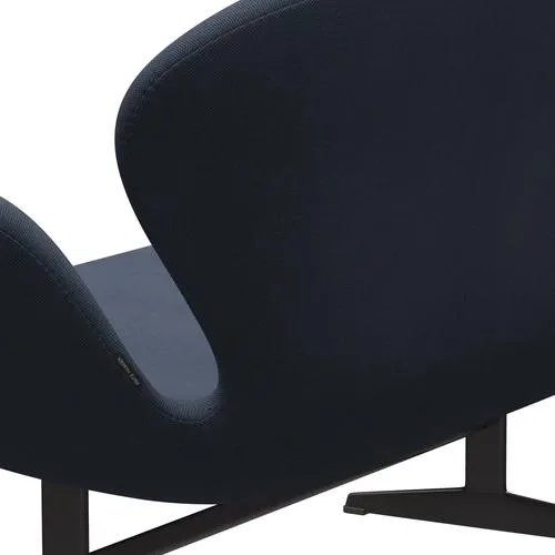 Fritz Hansen Swan™ Sofa 2 Seater, Warm Graphite/Steelcut Trio Olive Green/Turquoise