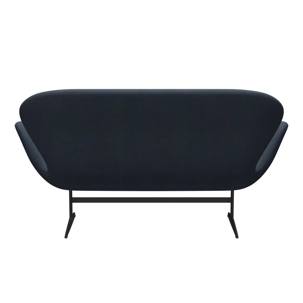 Fritz Hansen Swan™ Sofa 2 Seater, Warm Graphite/Steelcut Trio Olive Green/Turquoise