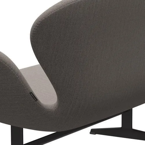 Fritz Hansen Swan™ Sofa 2 Seater, Warm Graphite/Steelcut Trio Pink/White/Black
