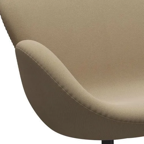 Fritz Hansen Swan™ Sofa 2 Seater, Warm Graphite/Steelcut Trio Soft Yellow