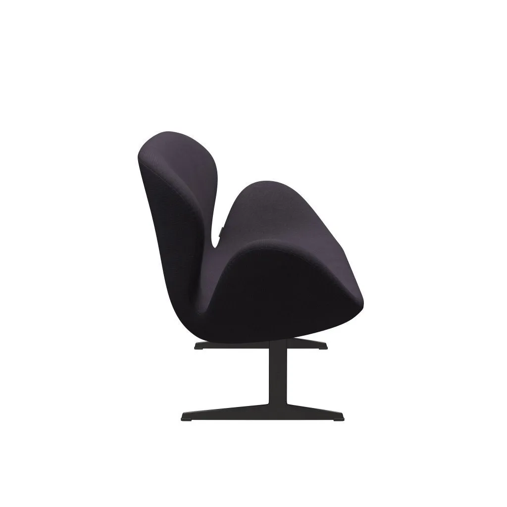 Fritz Hansen Swan™ Sofa 2 Seater, Warm Graphite/Steelcut Trio Warm Dark Blue