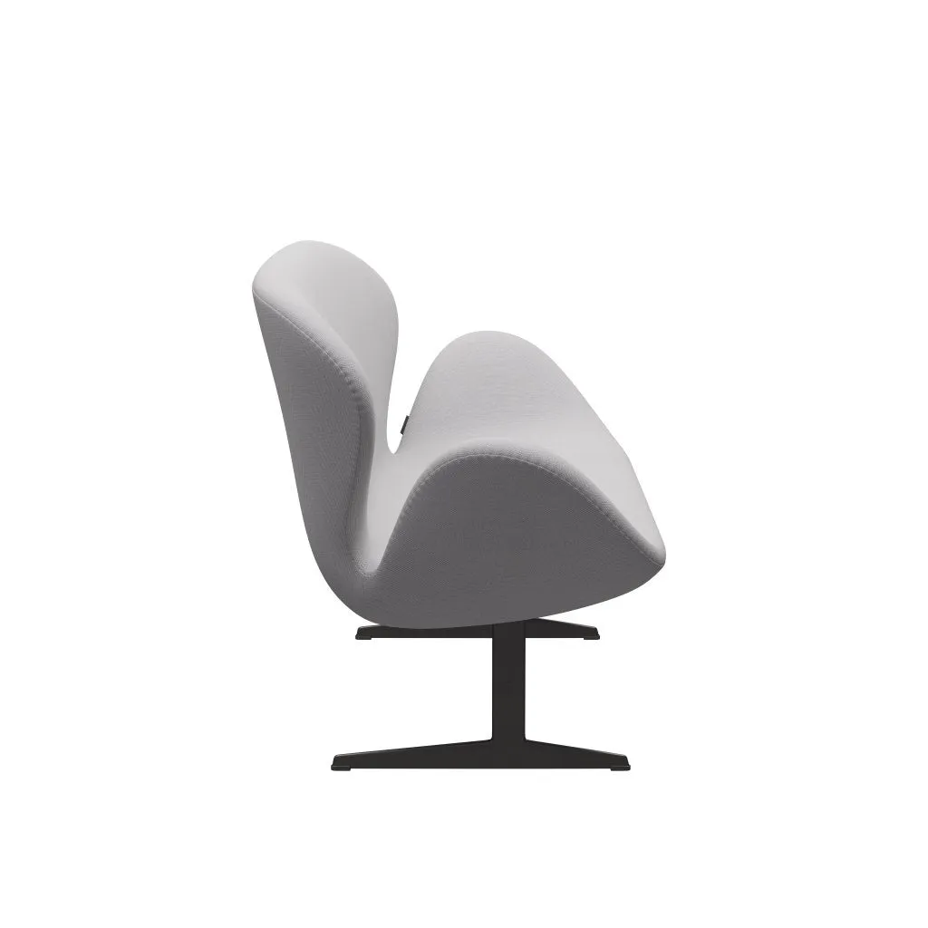 Fritz Hansen Swan™ Sofa 2 Seater, Warm Graphite/Steelcut Trio White & Light Grey