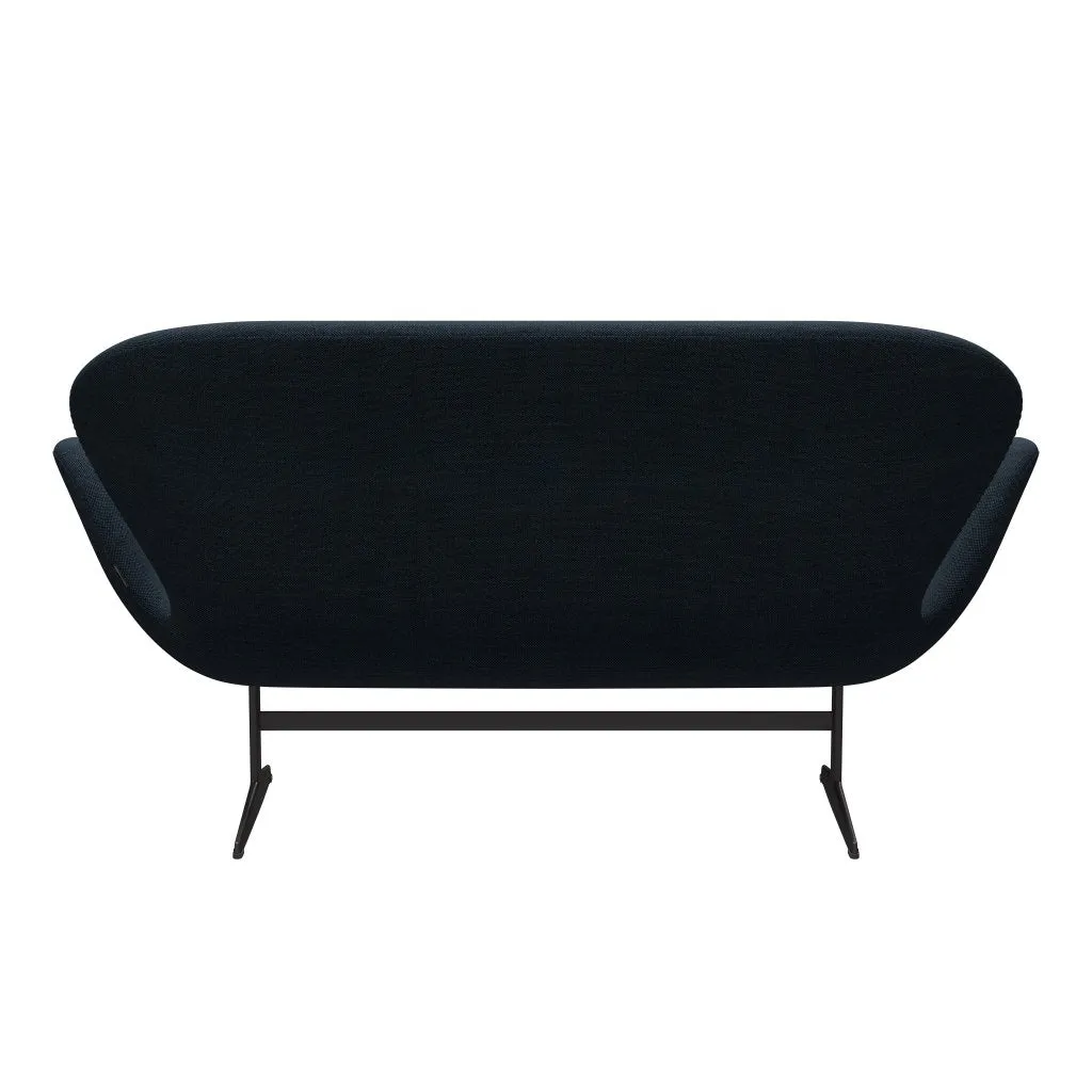 Fritz Hansen Swan™ Sofa 2 Seater, Warm Graphite/Sunniva Black/Navy
