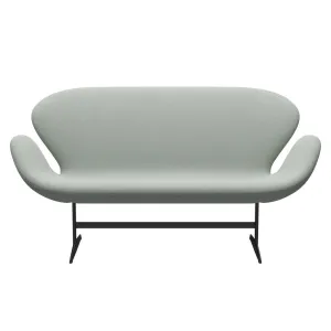 Fritz Hansen Swan™ Sofa 2 Seater, Warm Graphite/Sunniva Mint Green
