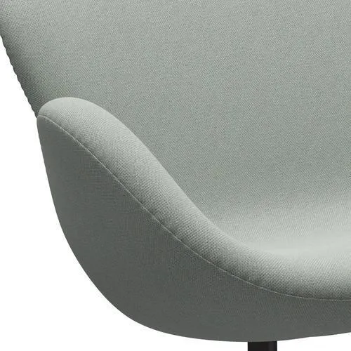 Fritz Hansen Swan™ Sofa 2 Seater, Warm Graphite/Sunniva Mint Green