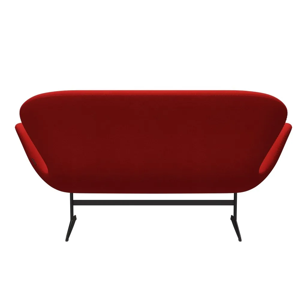 Fritz Hansen Swan™ Sofa 2 Seater, Warm Graphite/Tonus Orange/Red