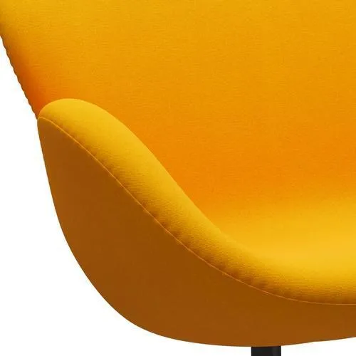 Fritz Hansen Swan™ Sofa 2 Seater, Warm Graphite/Tonus Yellow Orange