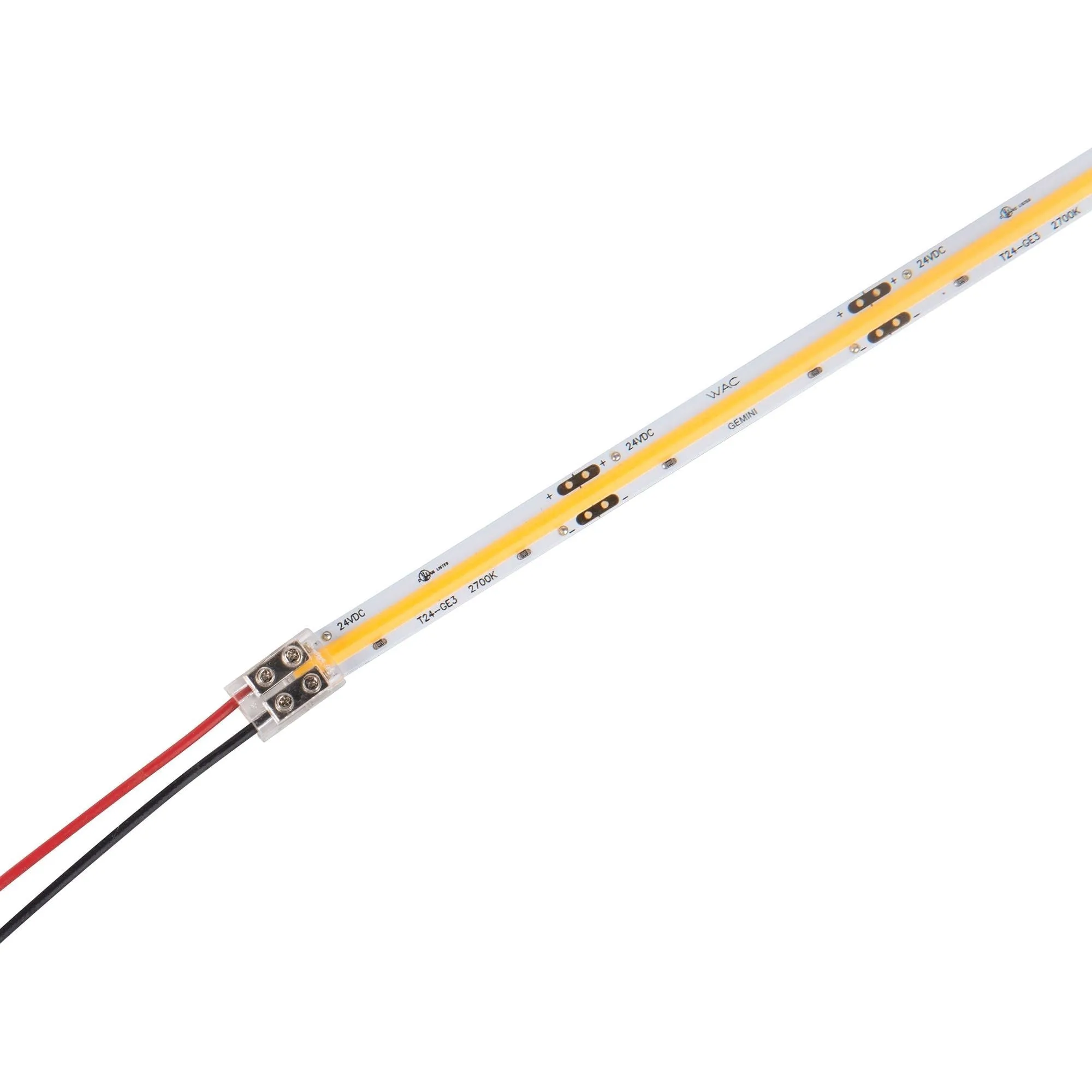 Gemini 24VDC LED COB Cuttable 1.2W/ft 24ft Tape Light