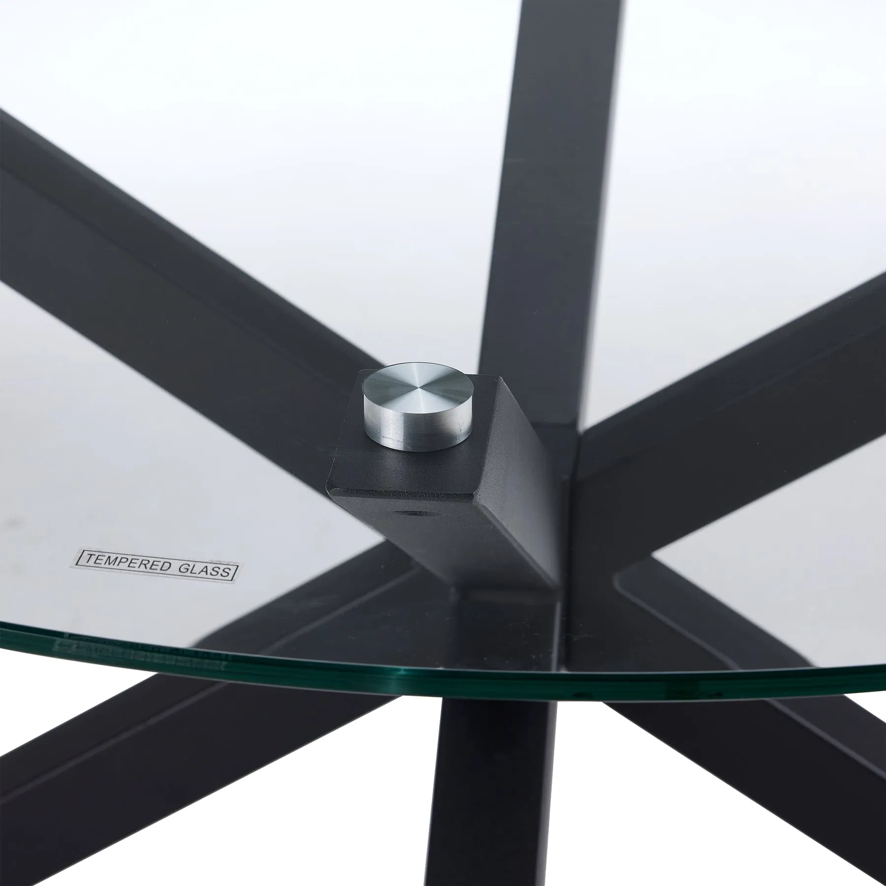 Gianna 35.5" Coffee Table - Glass