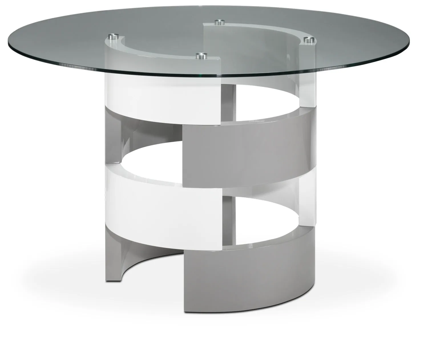 Gina 5-Piece Dining Set - Beige and Grey