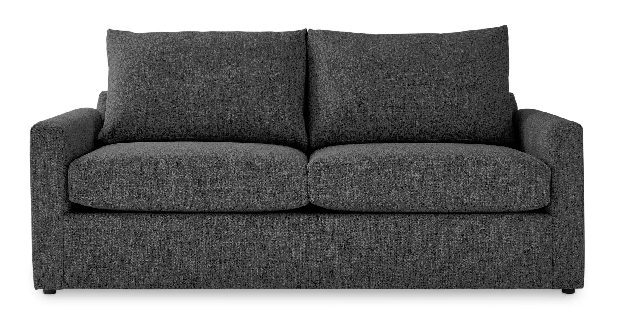 Harper Queen Sofa Bed with Innerspring Mattress - Charcoal