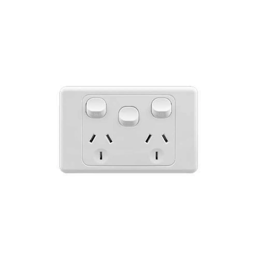 Igoto Double GPO 10A Extra Switch