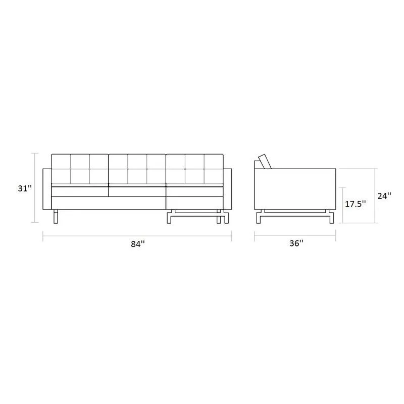 Jane 2 Loft Bi-Sectional
