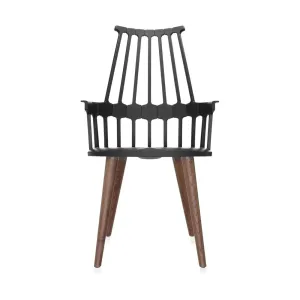 Kartell Comback Chair, Oak/Black