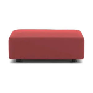 Kartell Plastics Pouf Tech, Brick Red