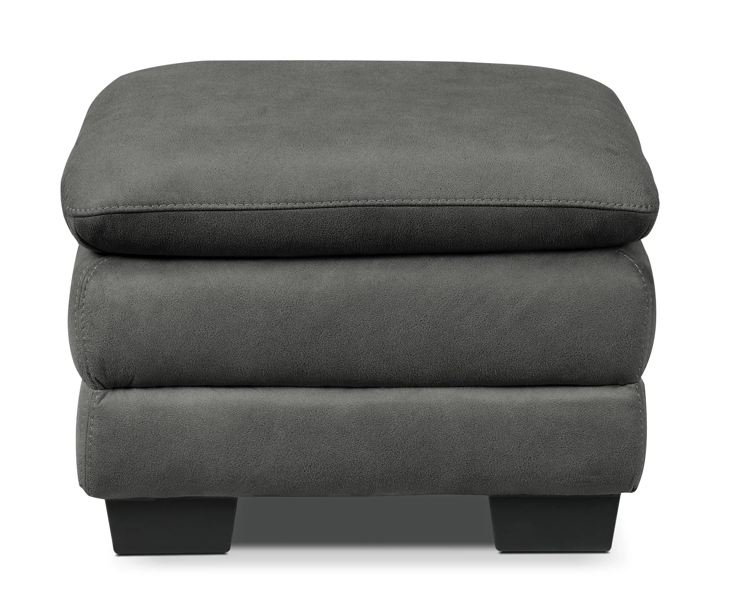 Kelleher Ottoman - Charcoal