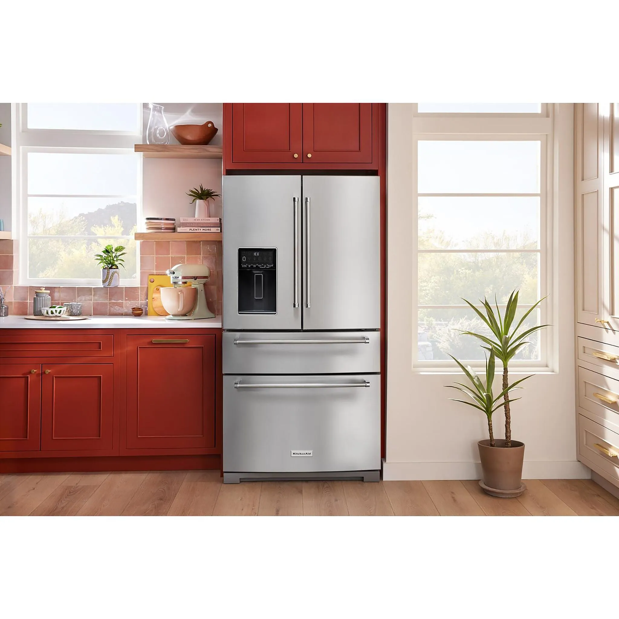 KitchenAid PrintShield Stainless French Door Refrigerator (26.2 Cu.Ft.) - KRMF536RPS