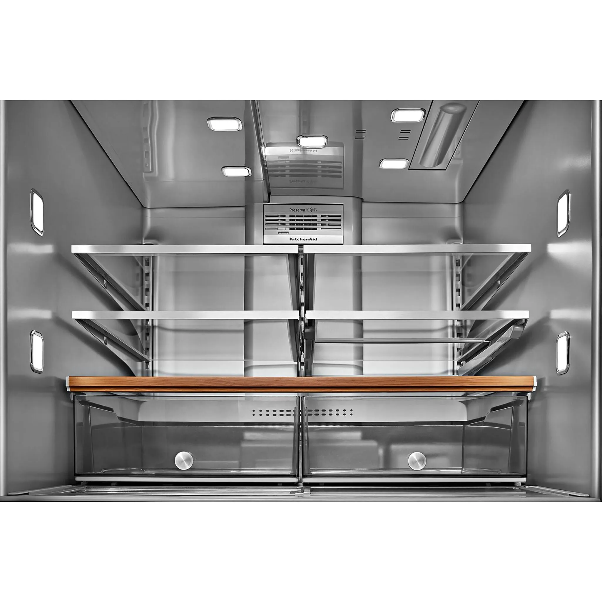 KitchenAid PrintShield Stainless French Door Refrigerator (26.2 Cu.Ft.) - KRMF536RPS