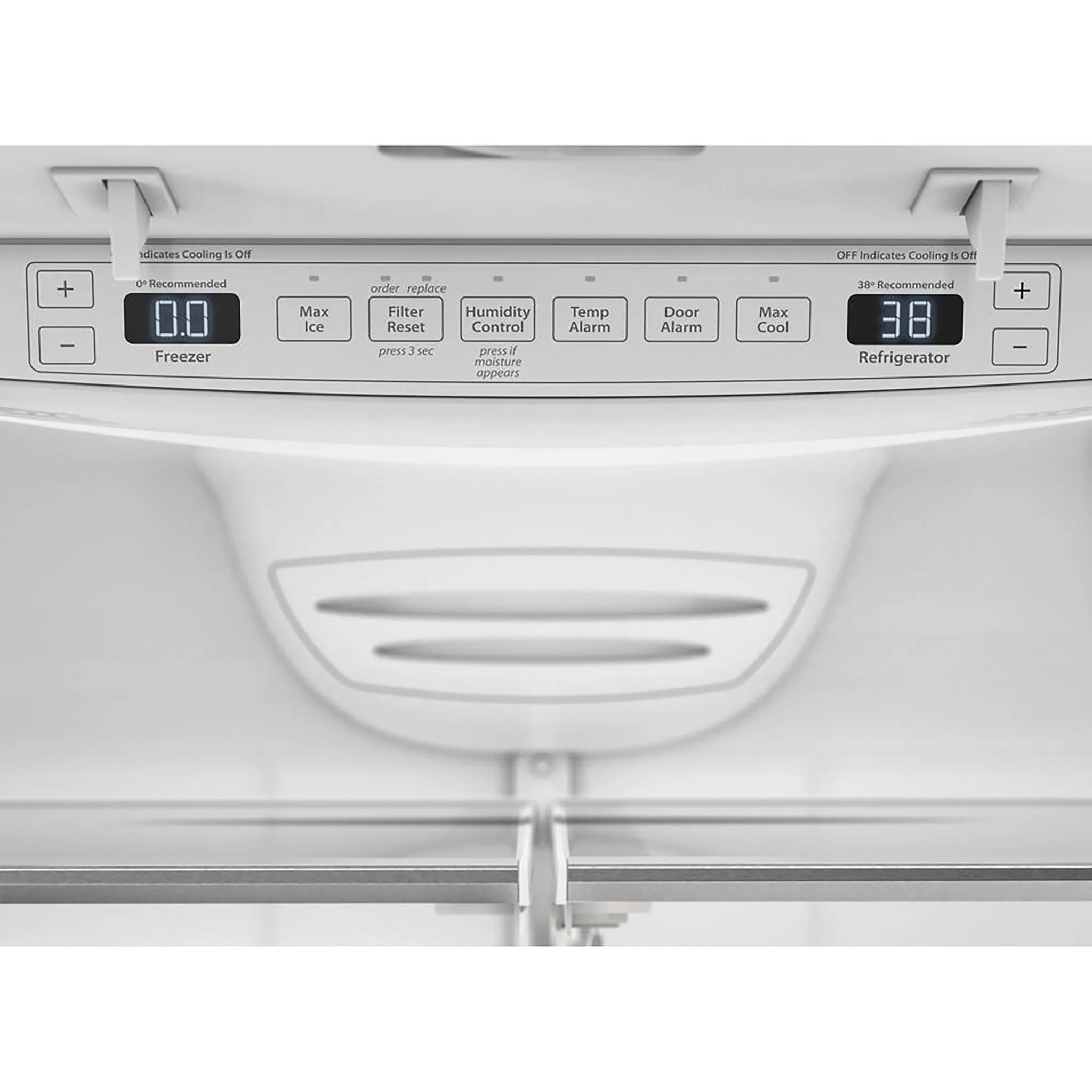 KitchenAid White Counter-Depth French Door Refrigerator (20 Cu.Ft.) - KRFC136RWH
