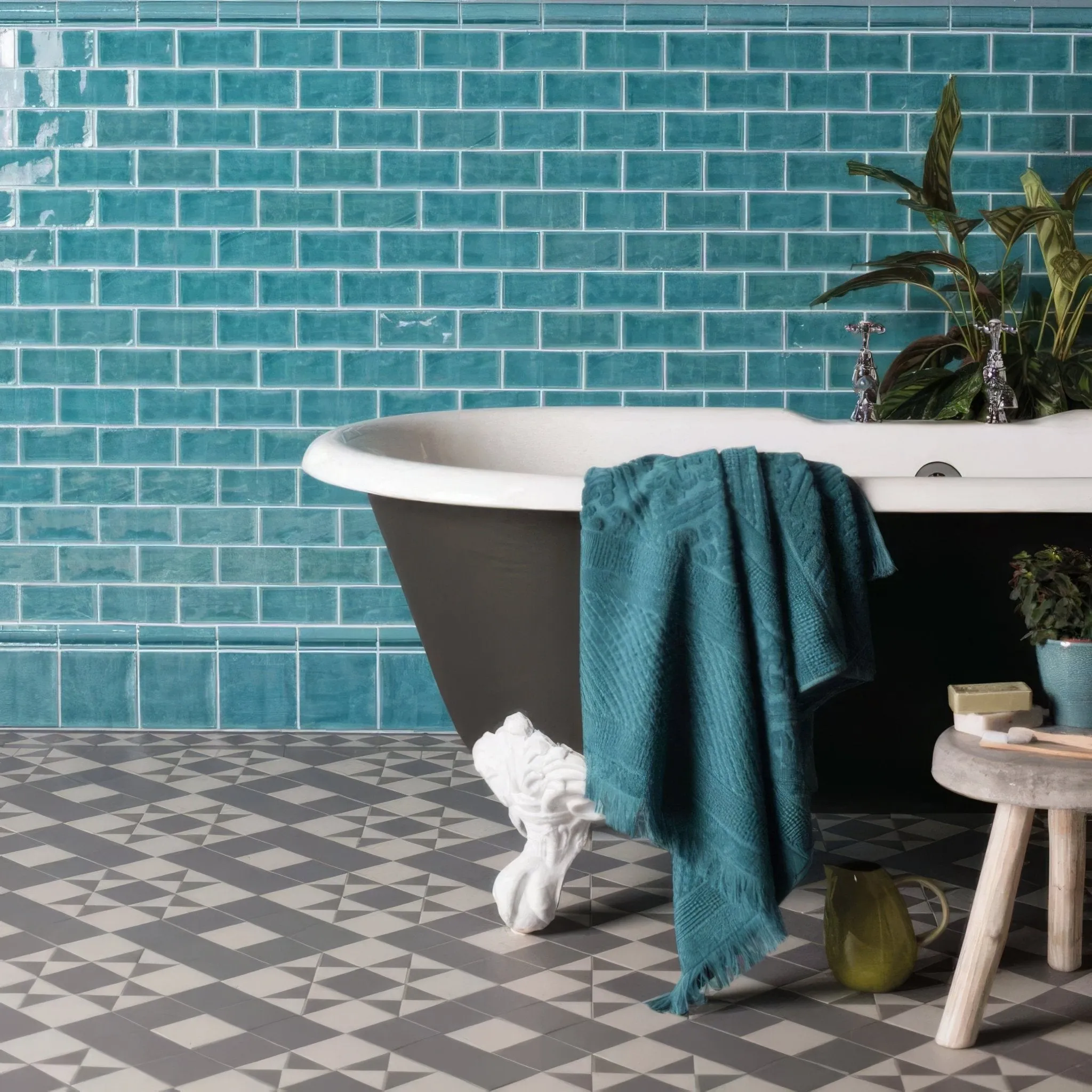 Lagoon Half Tile