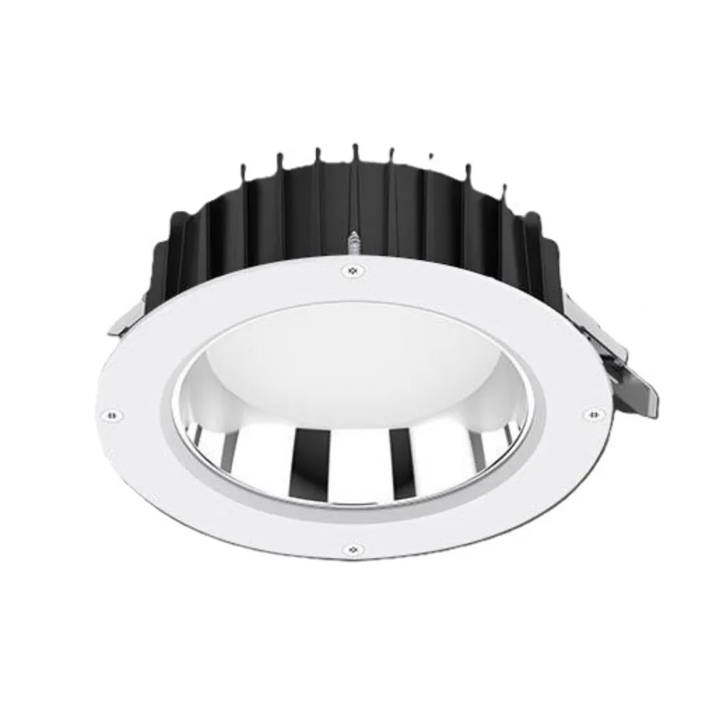 LED Downlight Recessed 25w 3K Non-Dimmable 150 x H64mm Cutout: 125mm 60D Beam White IP65
