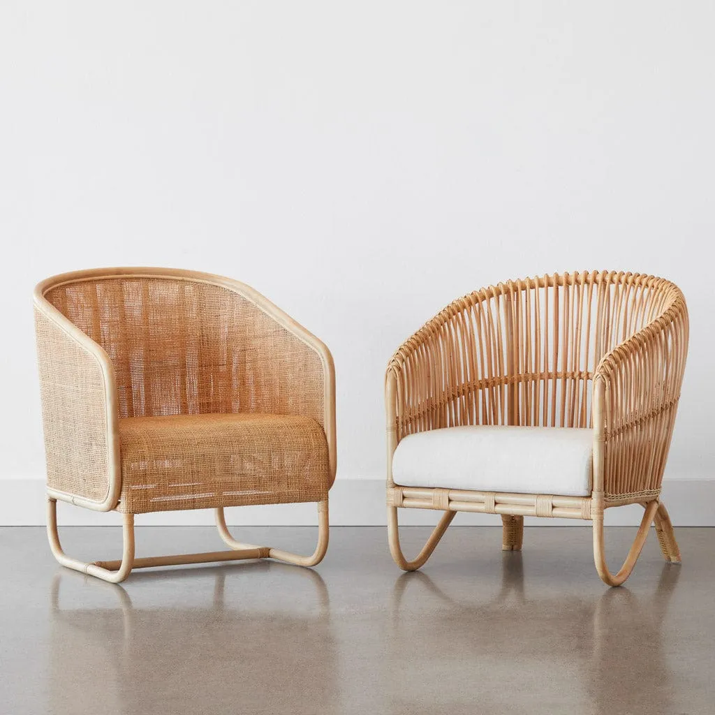 Lindu Cane Lounge Chair The Citizenry