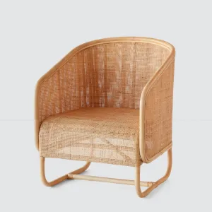 Lindu Cane Lounge Chair The Citizenry