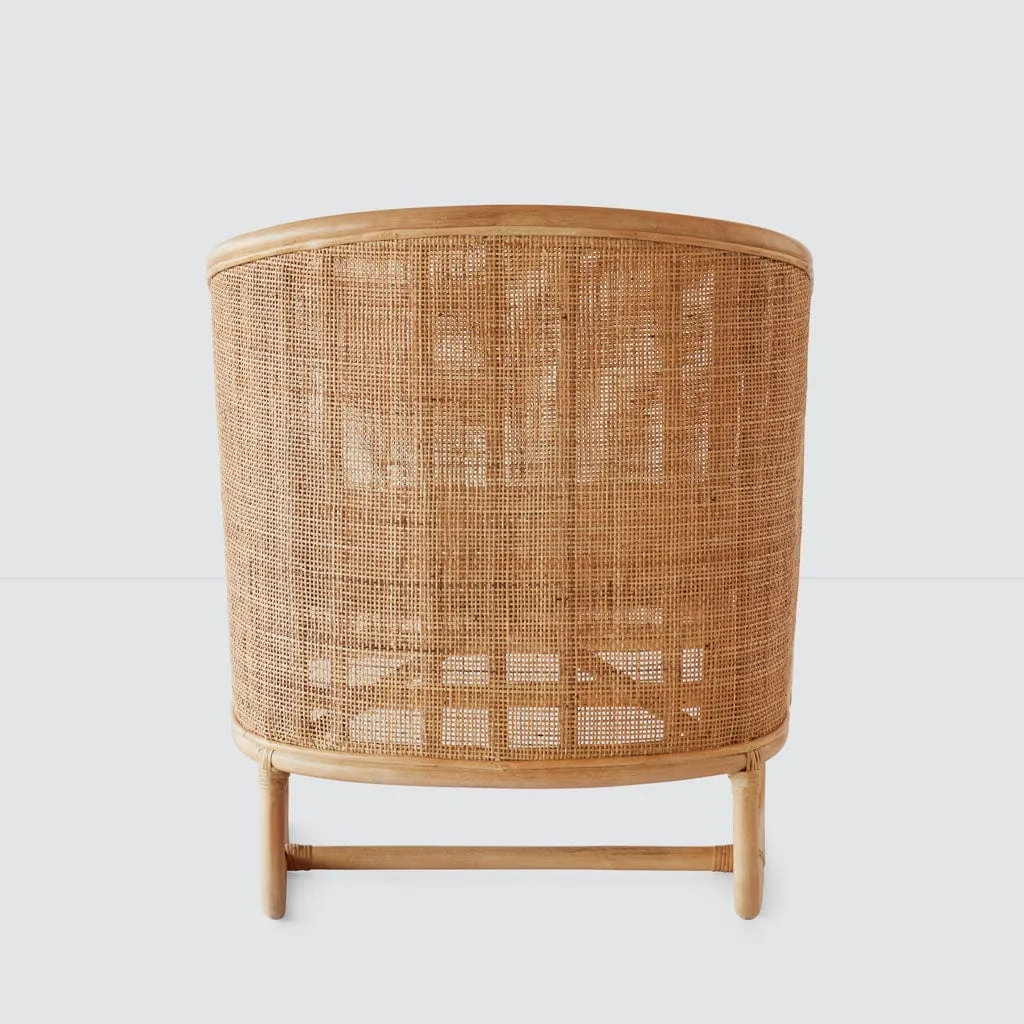 Lindu Cane Lounge Chair The Citizenry
