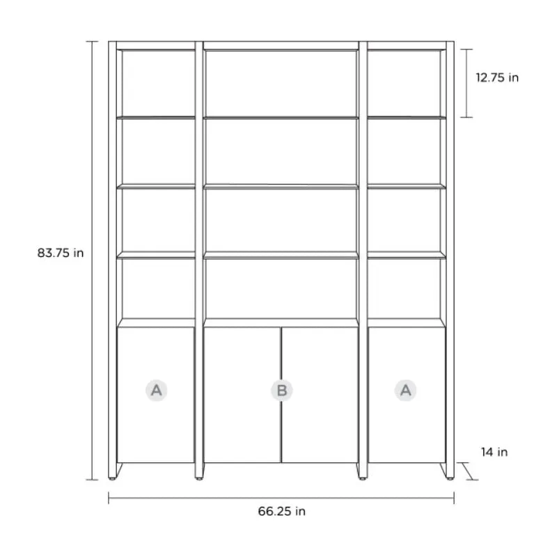 Linea 3 Shelf System