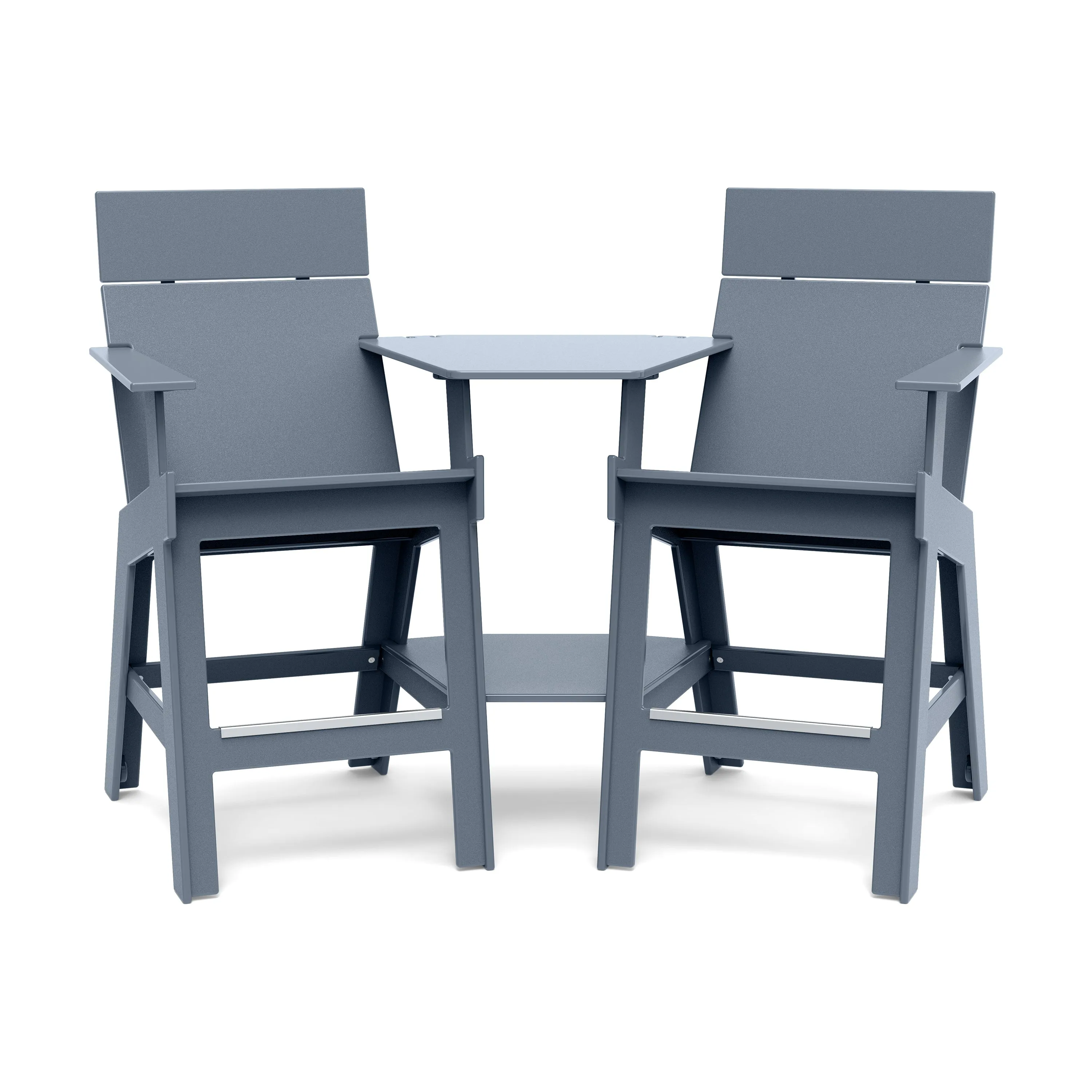 Lollygagger Hi-Rise Chairs with Curved Attached Table