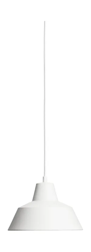 Made By Hand Workshop Suspension Lamp W2, Matt White