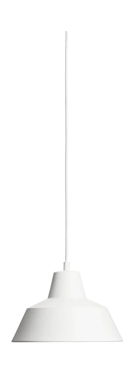 Made By Hand Workshop Suspension Lamp W2, Matt White