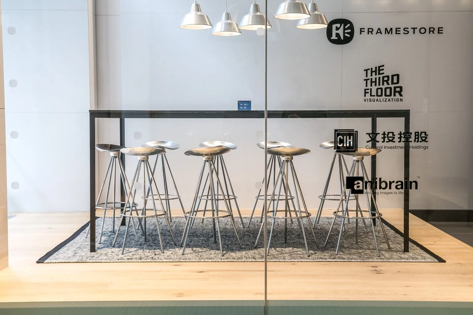 Made By Hand Workshop Suspension Lamp W2, Matt White