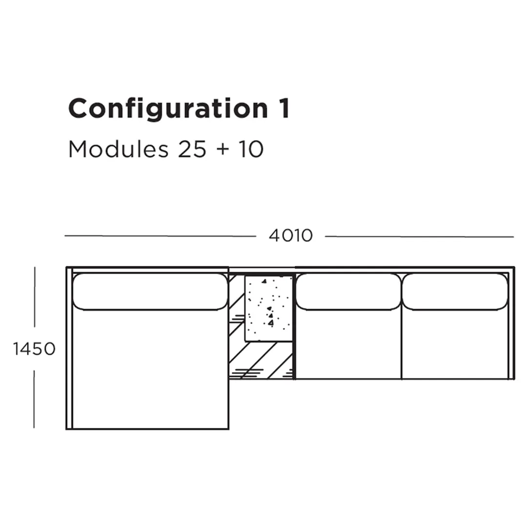 Maho Modular Sofa (Modules 9-12)