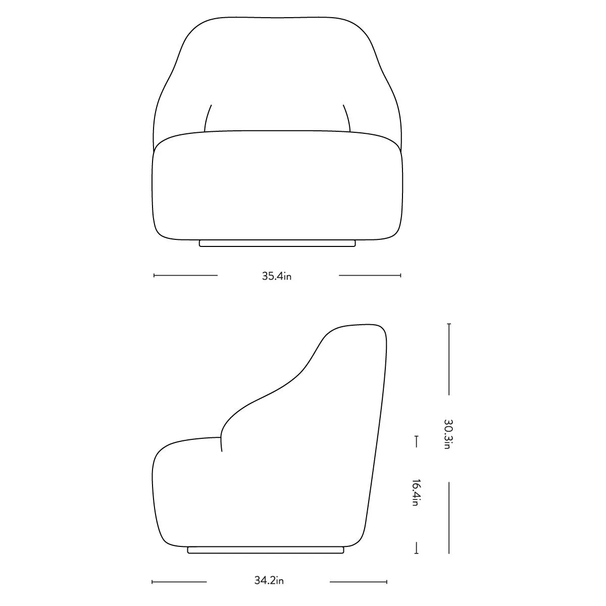 Margas Swivel Lounge Chair